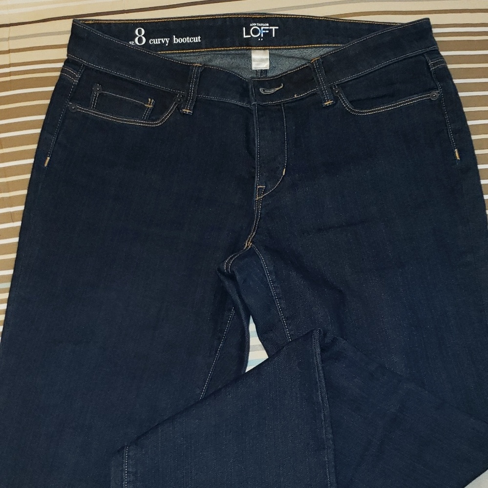 Ann Taylor Jeans Curvy Boot Cut Sz. 8 x 31